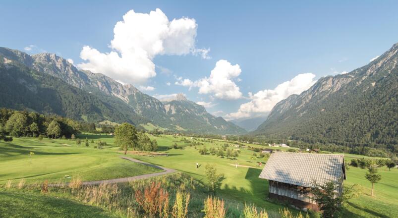 Schönes Spiel auf der 18-Loch Anlage Bludenz-Braz