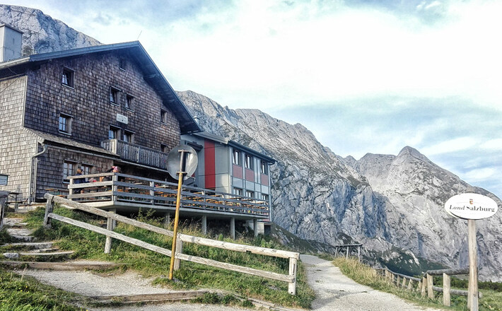 Direkt an der deutsch-österreichischen Grenze