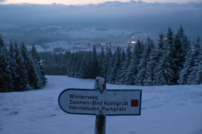 Pistenabzweig