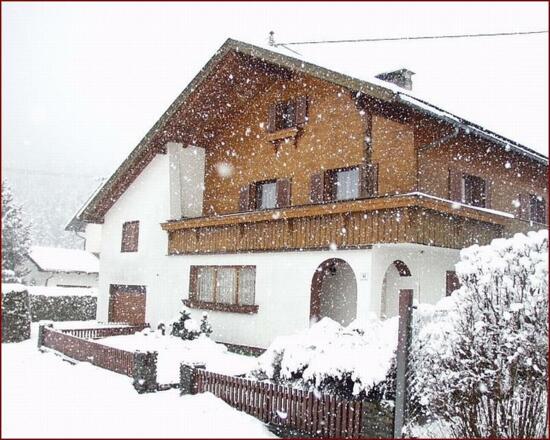 Haus im Winter