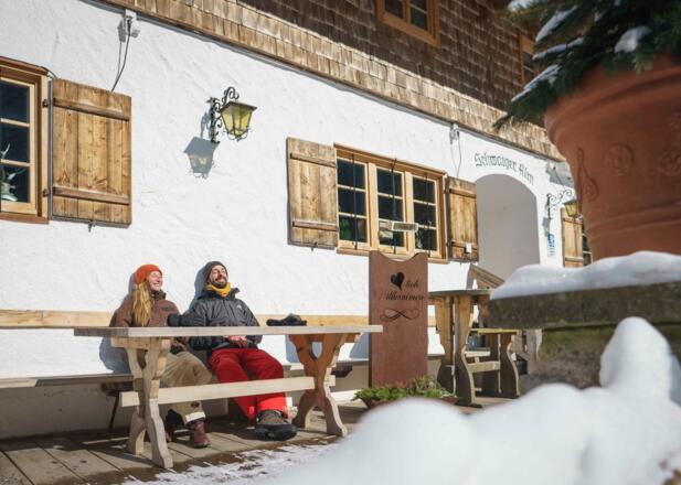 Schwaigeralm Kreuth im Winter
