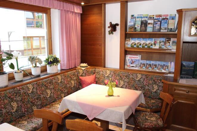 Prospektmaterial ist reichlich vorhanden