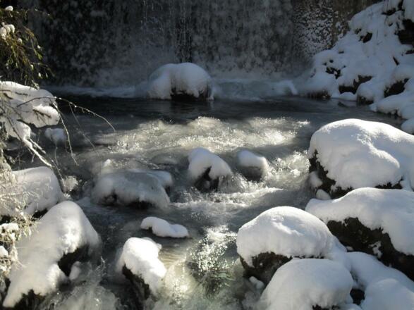 Bach im Winter