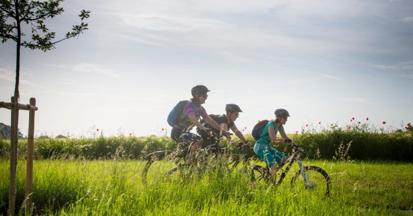 Radeln auf dem Bäderradweg