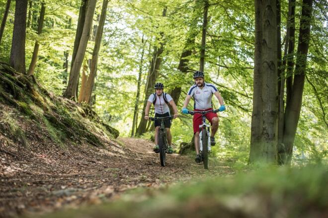 Radsport im Thüringer Wald am Rennsteig