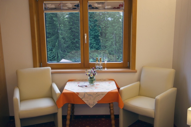 Doppelzimmer Ifen - Sitzecke