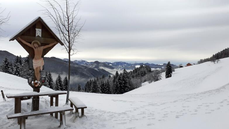 Schneeherrgott um 950m