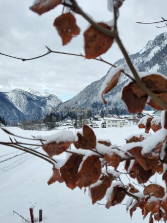 Talblick mit Arlbergschmiede