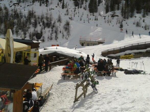 Talabfahrt zur Hütte und Apres Ski
