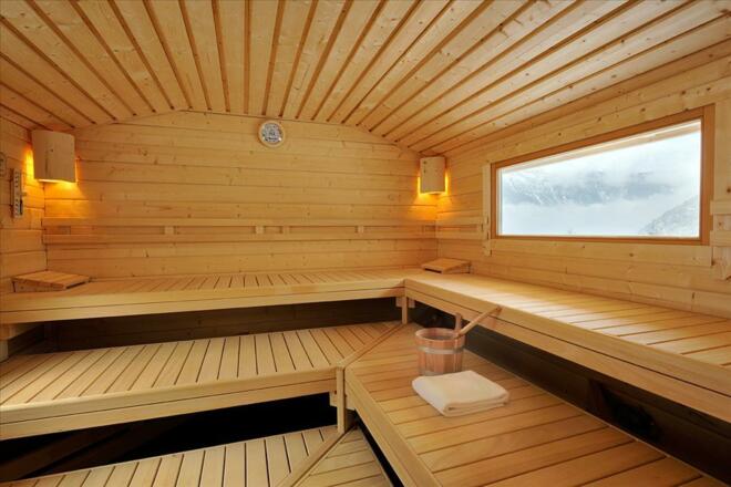 Finnische Aussensauna