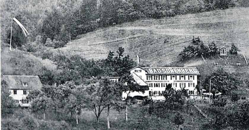 Alte Aufnahme vom Gasthof Bad Sonnenberg