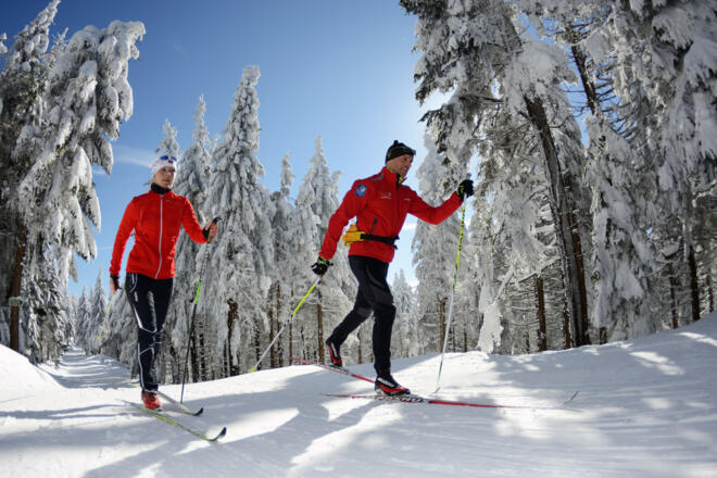 Skiwanderweg Rennsteig Schildwiese/Zollhaus - OE Steinbach am Wald