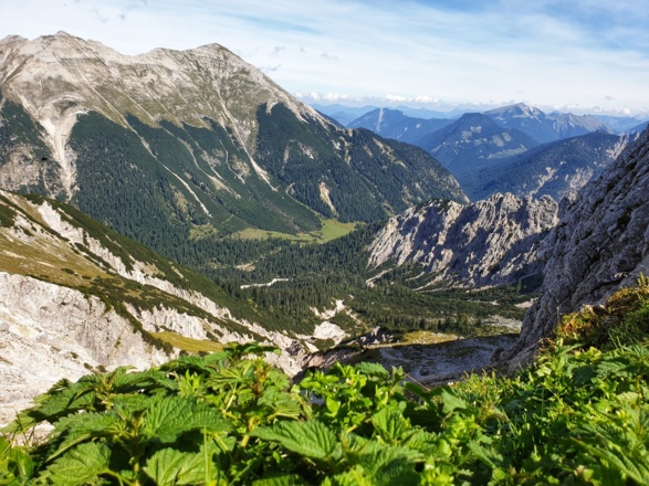 Blick vom Wörnersattel Richtung Soiernspitze