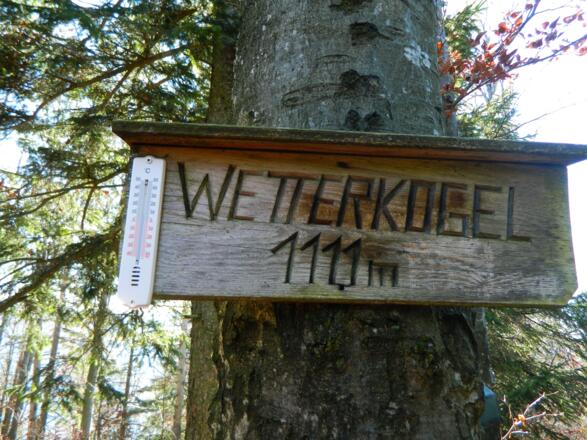 Tafel am Wetterkogel