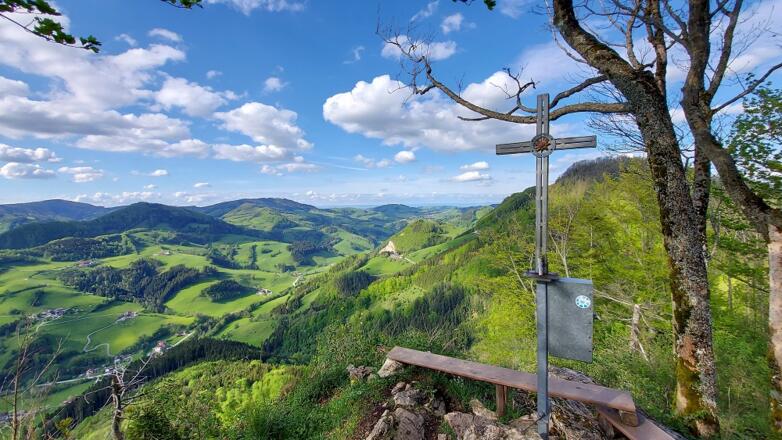 Großraming Haingrabeneck mit Blick nach Naria Neustift