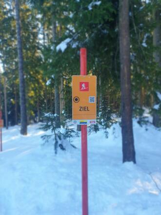 Beschilderung Skitour Kreuzweg Reit i. A.