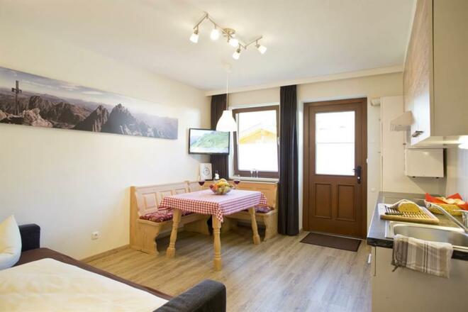 Wohnzimmer Appartement Alphotel