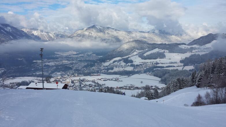 Skipiste Reitherkogelbahn Abfahrt der Skitour