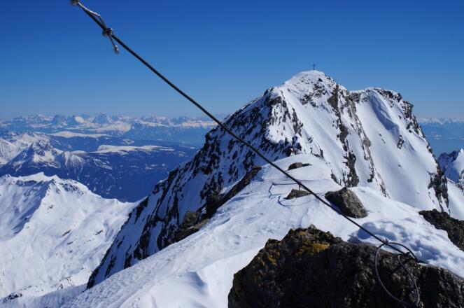 Blick zum Südgipfel der Hohen Wilde