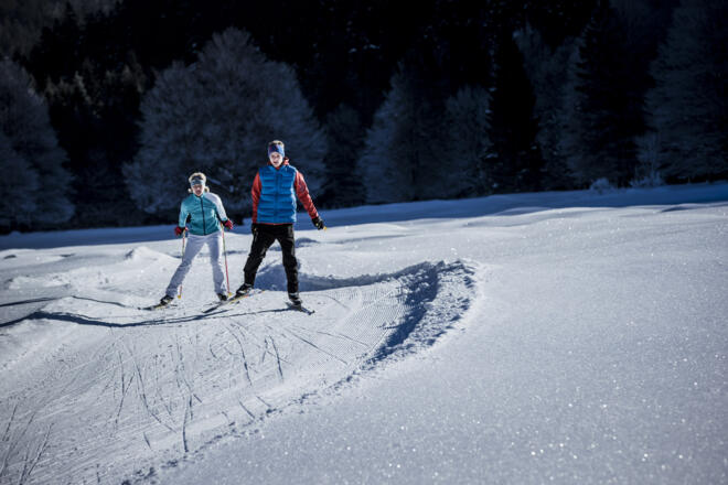 Skating-Loipe im Kloo-Aschertal