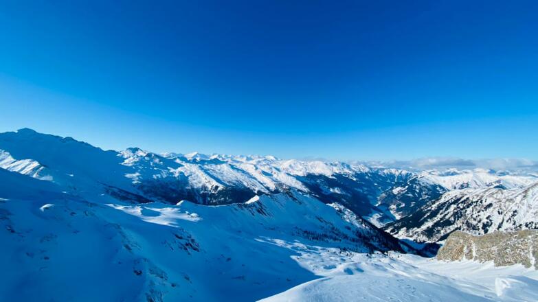 Panorama Skitour Mureck Hüttschlag Nationalparkgebiet