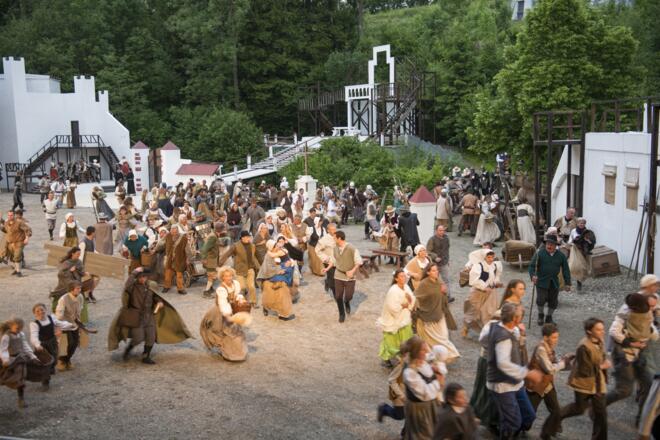 Die Freilichtbühne in Altusried