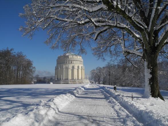 Befreiungshalle im Winter