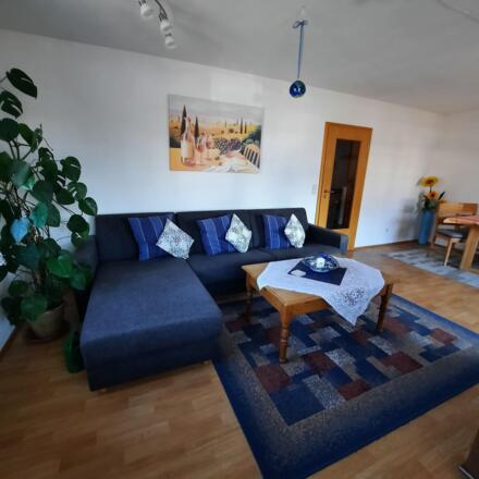 Wohnzimmer mit gemütlicher Couch