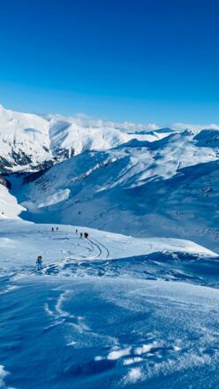 Aufstieg Skitour Mureck Hüttschlag Nationalparkgebiet