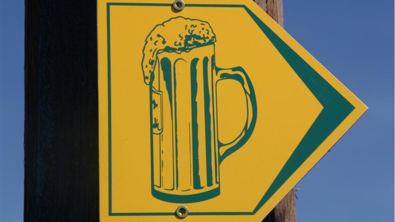 Bierlehrpfad Beschilderung