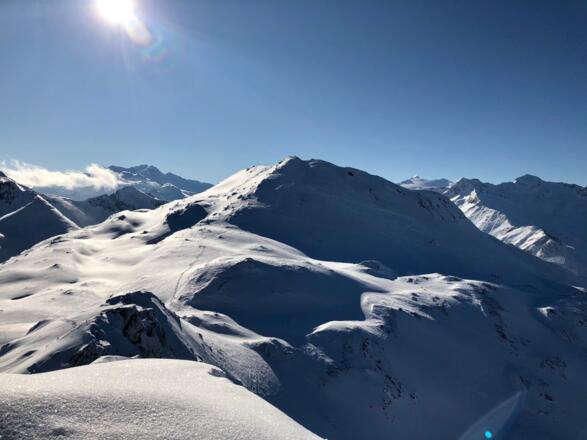 Weitblick Skitour Mureck Hüttschlag Nationalparkgebiet