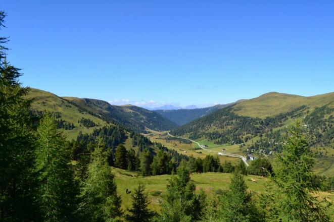 Rundwanderung Wasserknappenweg Innerkrems - Schönfeld: Panoramablick