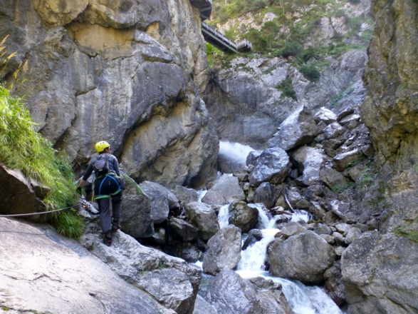 Gehpassage vor der ersten C Stelle