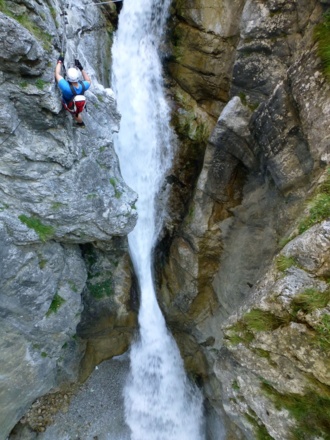 Schöner Wasserfall im Galitzenbach