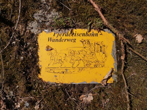 Das Ziel - der Pferdeeisenbahn-Wanderweg