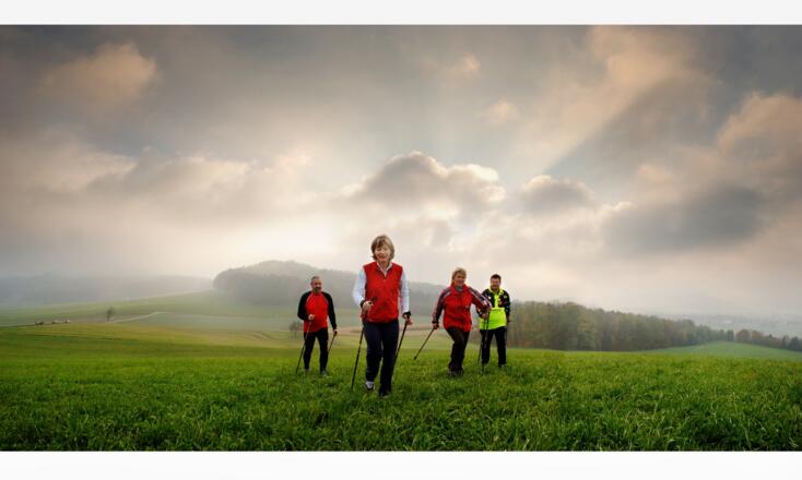 Nordic Walking und Laufen in Oberoesterreich
