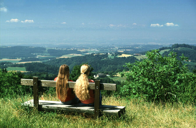 Blick vom Blasenstein im Ortskern