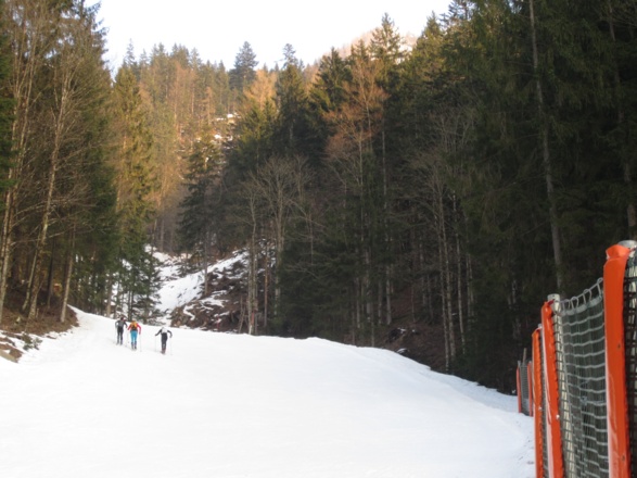 Talabfahrt während des Aufstieges.