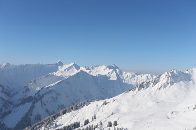 Blick auf die Güntlespitze