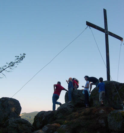 Gipfelkreuz am Wolfsberg
