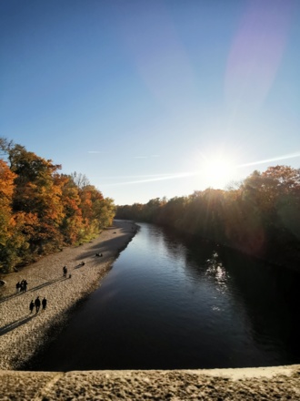 Ausblick auf die Isar