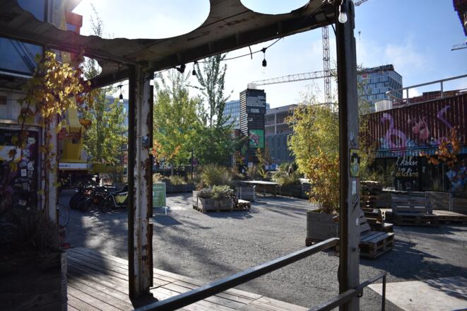 Containerpark im Werksviertel-Mitte