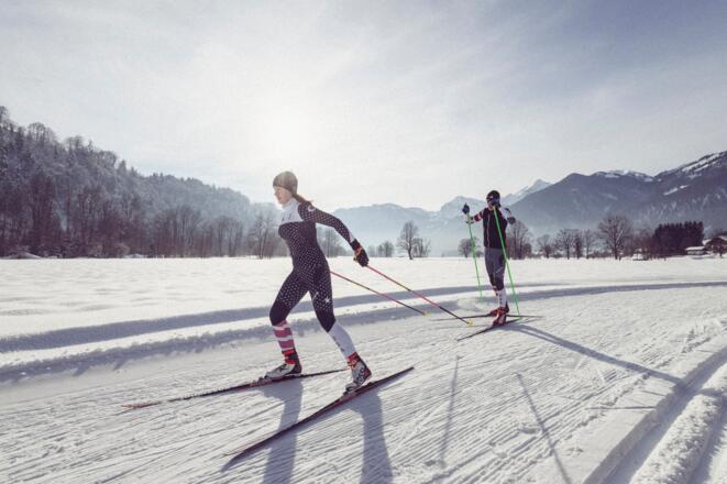Langlaufgenuss auf der Achental-Loipe