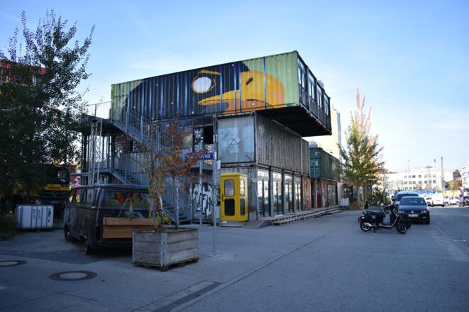 Containerpark im Werksviertel-Mitte