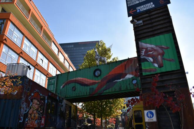 Containerpark im Werksviertel-Mitte