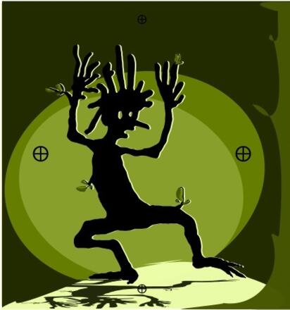 Zeichnung Schwarzes Mandl re ohne