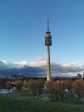 Aussicht Olympiasee und Olympiaturm