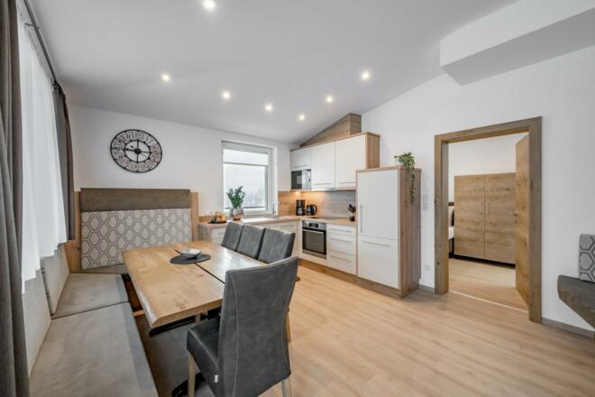 Apart Holzknecht Längenfeld Wohnküche