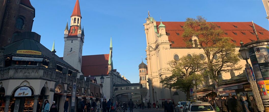 Blick vom Viktualienmarkt