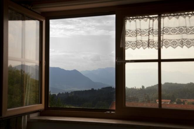 Blick auf die Alpen